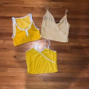 Yellow Tank Top Bundle!!!